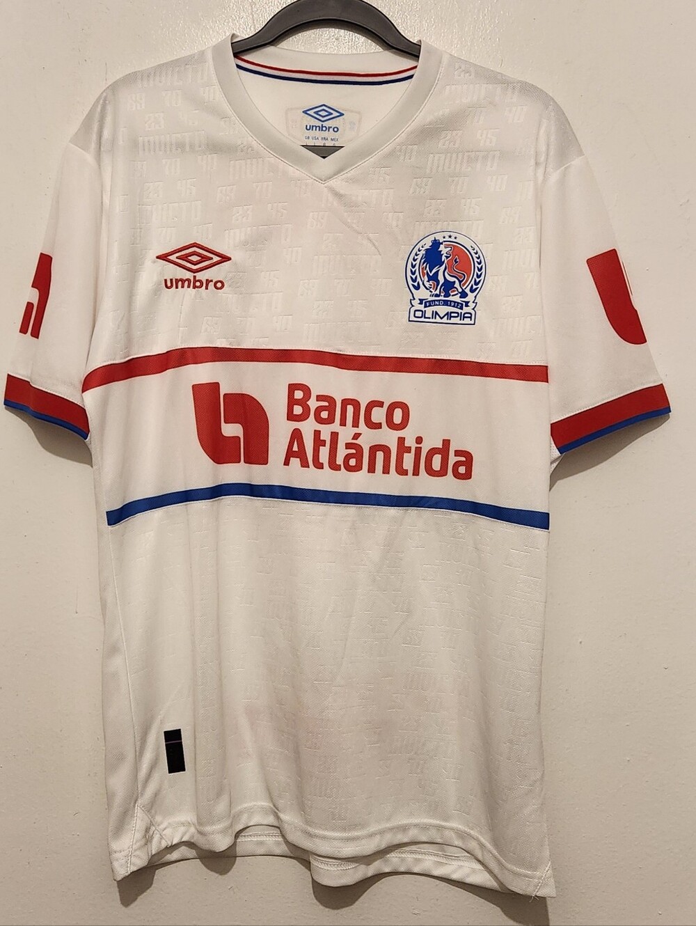 Ismael M. #7 Umbro CD Olimipia Home Jersey 25/26